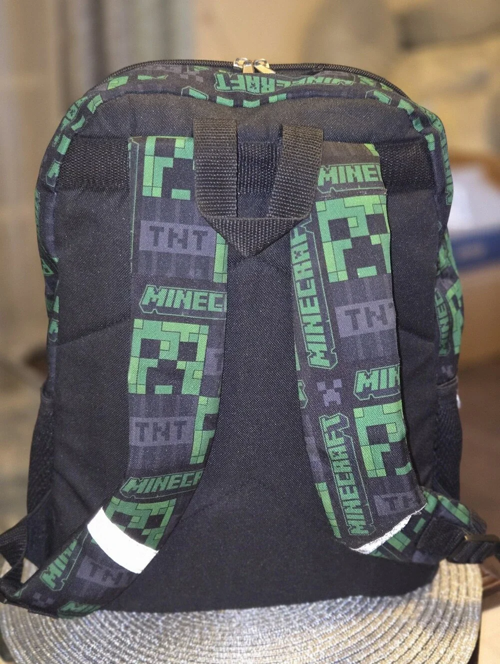 Kids Minecraft Backpack & Creeper Snapback Hat Set | Back to School Bundle